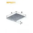 WIX FILTERS WP9211 - Filtre, air de l'habitacle