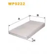 WIX FILTERS WP9222 - Filtre, air de l'habitacle