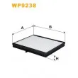 WIX FILTERS WP9238 - Filtre, air de l'habitacle