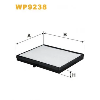 Filtre, air de l'habitacle WIX FILTERS OEM EC96554378