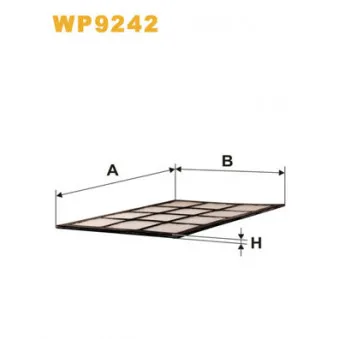 Filtre, air de l'habitacle WIX FILTERS OEM 7079682
