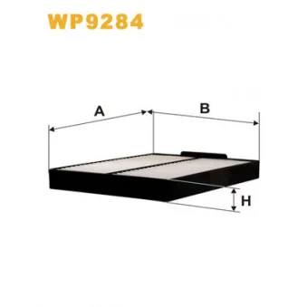 WIX FILTERS WP9284 - Filtre, air de l'habitacle