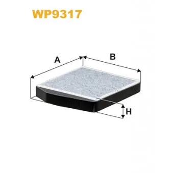 Filtre, air de l'habitacle WIX FILTERS OEM 30676413