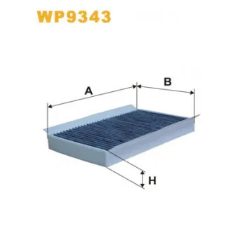 WIX FILTERS WP9343 - Filtre, air de l'habitacle
