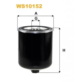 Cartouche de dessicateur, système d'air comprimé WIX FILTERS WS10152 pour SCANIA P,G,R,T - series P 360 - 360cv