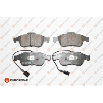 Jeu de 4 plaquettes de frein avant EUROREPAR OEM 77365355