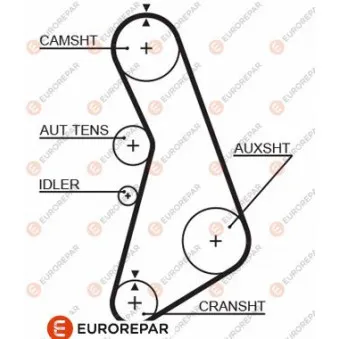 Courroie de distribution EUROREPAR 1633129780