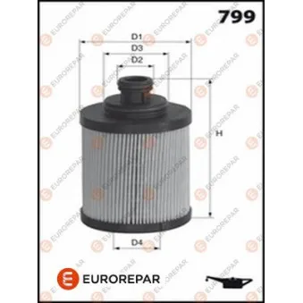 Filtre à huile EUROREPAR OEM 55595538