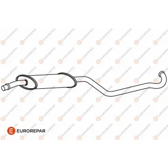 EUROREPAR E12802V - Silencieux avant