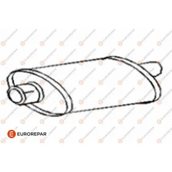 EUROREPAR E12827E - Silencieux central