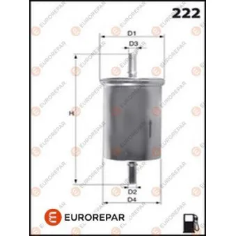 Filtre à carburant EUROREPAR OEM 25161333
