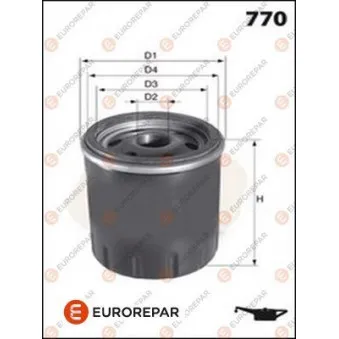Filtre à huile EUROREPAR OEM 152086f901