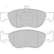 FERODO RACING FCP1056H - Jeu de 4 plaquettes de frein avant