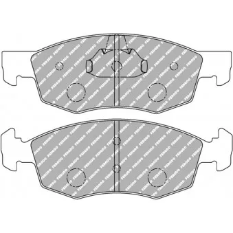 Jeu de 4 plaquettes de frein avant FERODO RACING FCP1376H