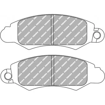 Jeu de 4 plaquettes de frein avant FERODO RACING FCP1459R