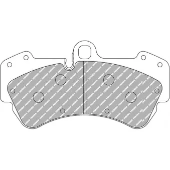 FERODO RACING FCP1625H - Jeu de 4 plaquettes de frein avant