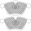 Jeu de 4 plaquettes de frein avant FERODO RACING [FCP1765Z]