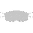 FERODO RACING FCP276R - Jeu de 4 plaquettes de frein avant
