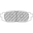 Jeu de 4 plaquettes de frein arrière FERODO RACING [FCP4187W]
