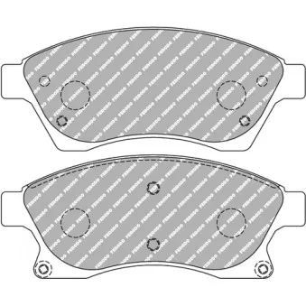 Jeu de 4 plaquettes de frein avant FERODO RACING FCP4262W