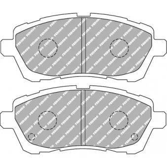 Jeu de 4 plaquettes de frein avant FERODO RACING FCP4426H