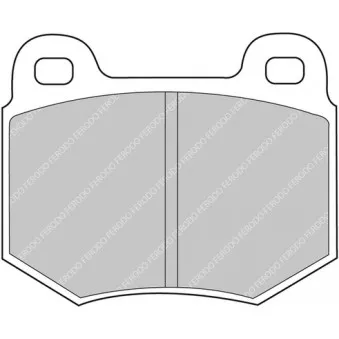 Jeu de 4 plaquettes de frein avant FERODO RACING FCP448R