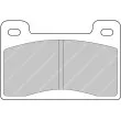 Jeu de 4 plaquettes de frein avant FERODO RACING [FCP461R]