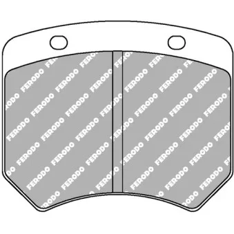 Jeu de 4 plaquettes de frein avant FERODO RACING FCP825R
