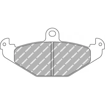 Jeu de 4 plaquettes de frein arrière FERODO RACING FCP878H