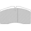FERODO RACING FCP891W - Jeu de 4 plaquettes de frein avant