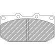 Jeu de 4 plaquettes de frein avant FERODO RACING [FCP986R]