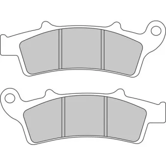 Jeu de 2 plaquettes de frein avant FERODO RACING FDB2105EF pour PIAGGIO BEVERLY Beverly 350 - 34cv