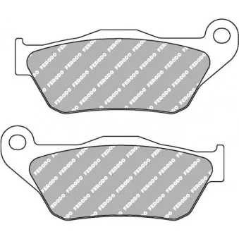 Jeu de 2 plaquettes de frein avant FERODO RACING FDB2208EF
