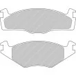 FERODO RACING FDS1072 - Jeu de 4 plaquettes de frein avant