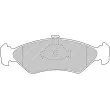 FERODO RACING FDS1082 - Jeu de 4 plaquettes de frein avant