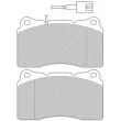 FERODO RACING FDS1334 - Jeu de 4 plaquettes de frein avant