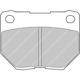 Jeu de 4 plaquettes de frein arrière FERODO RACING FDS1372 pour SUBARU IMPREZA 2.5 WRX AWD - 230cv