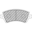 FERODO RACING FDS1573 - Jeu de 4 plaquettes de frein avant