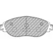 FERODO RACING FDS4425 - Jeu de 4 plaquettes de frein avant