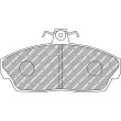 Jeu de 4 plaquettes de frein avant FERODO RACING [FDS613]