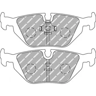 Jeu de 4 plaquettes de frein arrière FERODO RACING FDS850