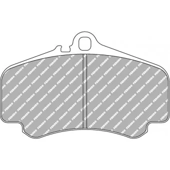 Jeu de 4 plaquettes de frein avant FERODO RACING FRP3050W pour PORSCHE 911 3.8 Carrera 4S - 385cv