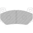 FERODO RACING FRP3085R - Jeu de 4 plaquettes de frein avant