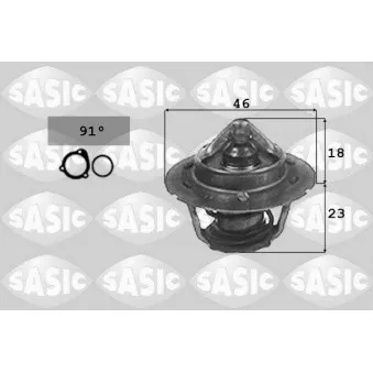 SASIC 3306007 - Thermostat d'eau