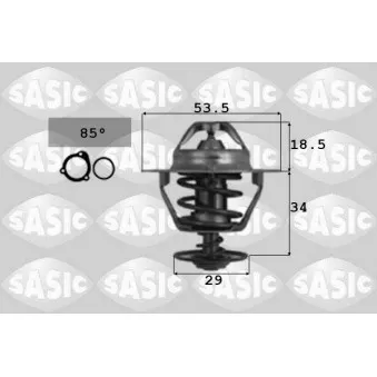 SASIC 3306029 - Thermostat d'eau