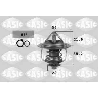 Thermostat d'eau SASIC 3306045 pour OPEL ASTRA 1.9 CDTI - 120cv