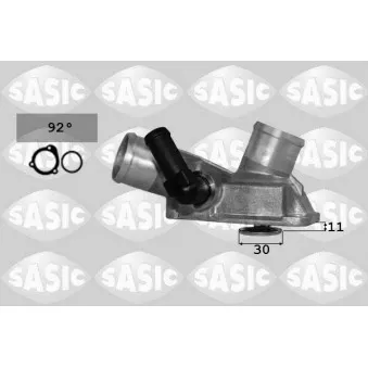 Thermostat d'eau SASIC 3306048 pour OPEL ASTRA 2.0 DI - 82cv