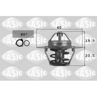 SASIC 3306058 - Thermostat d'eau