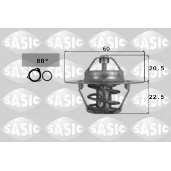 SASIC 3306059 - Thermostat d'eau