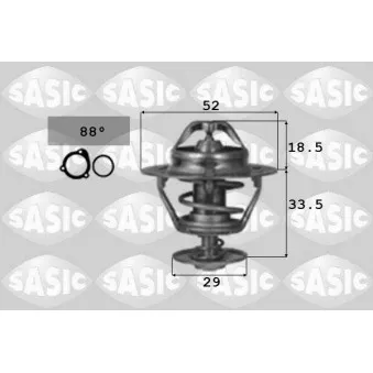 Thermostat d'eau SASIC OEM J9091603099